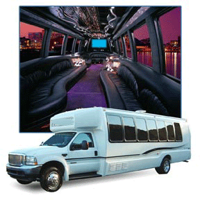 22 Passenger Limo Bus